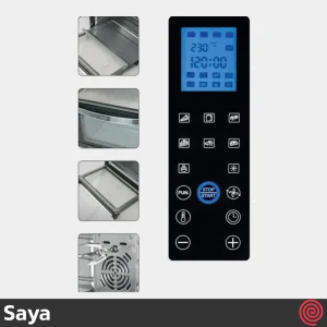 آون توستر 28 لیتری سایا مدل ولرکان Saya Vulercan 28D