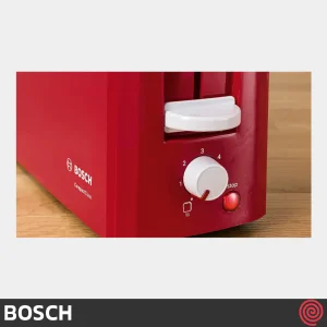 توستر نان تک اسلایس بوش مدل Bosch TAT3A004 | رنگ قرمز و اسلات بلند