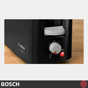 توستر نان تک اسلات بوش مدل Bosch TAT3A003 | رنگ مشکی و اسلات بلند