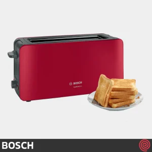 توستر نان تک اسلات بوش مدل Bosch TAT6A004 | رنگ قرمز و اسلات بلند
