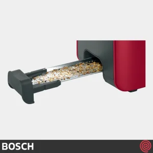 توستر نان تک اسلات بوش مدل Bosch TAT6A004 | رنگ قرمز و اسلات بلند