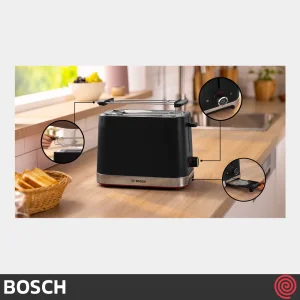 توستر نان 2 اسلایس بوش مدل Bosch TAT4M223 | اسلات کوچک