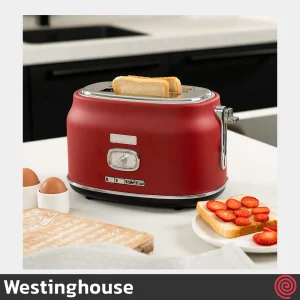 توستر نان 2 اسلایس وستینگ‌هاوس مدل Westinghouse WKTT857RD | اسلات کوچک
