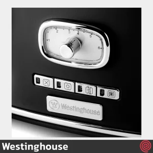توستر نان 4 اسلایس وستینگ‌ هاوس مدل Westinghouse WKTTB809BK | اسلات کوچک
