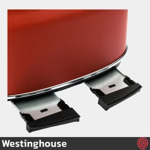 توستر نان 4 اسلایس وستینگ‌ هاوس مدل Westinghouse ‎WKTTB809RD | اسلات کوچک