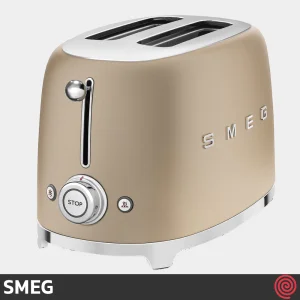 توستر نان 2 اسلایس اسمگ مدل SMEG ‎TSF01CHM | اسلات کوچک