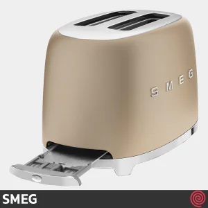 توستر نان 2 اسلایس اسمگ مدل SMEG ‎TSF01CHMEU | اسلات کوچک