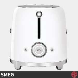 توستر نان 2 اسلایس اسمگ مدل SMEG TSF01WHEU | اسلات کوچک