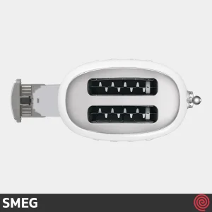 توستر نان 2 اسلایس اسمگ مدل SMEG TSF01WHEU | اسلات کوچک