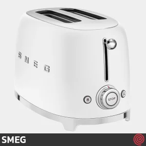 توستر نان 2 اسلایس اسمگ مدل SMEG TSF01WHMEU | اسلات کوچک