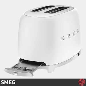 توستر نان 2 اسلایس اسمگ مدل SMEG TSF01WHMEU | اسلات کوچک