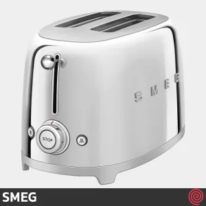توستر نان 2 اسلایس اسمگ مدل SMEG TSF01SS | اسلات کوچک