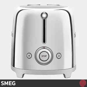 توستر نان 2 اسلایس اسمگ مدل SMEG TSF01SSEU | اسلات کوچک