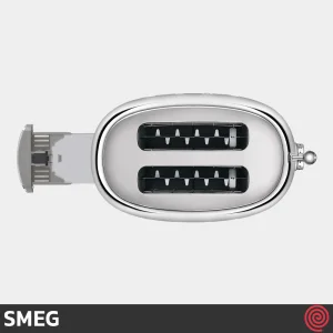 توستر نان 2 اسلایس اسمگ مدل SMEG TSF01SSEU | اسلات کوچک
