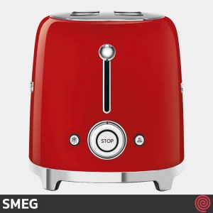توستر نان 2 اسلایس اسمگ مدل SMEG TSF01RDEU | اسلات کوچک