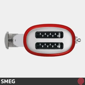 توستر نان 2 اسلایس اسمگ مدل SMEG TSF01RDEU | اسلات کوچک