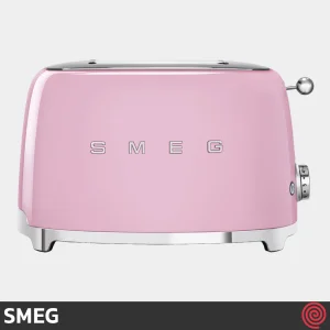 توستر نان 2 اسلایس اسمگ مدل SMEG TSF01PK | اسلات کوچک