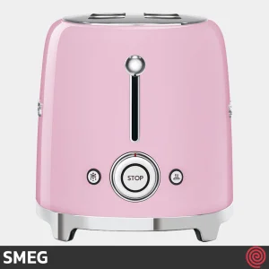 توستر نان 2 اسلایس اسمگ مدل SMEG TSF01RDEU | اسلات کوچک