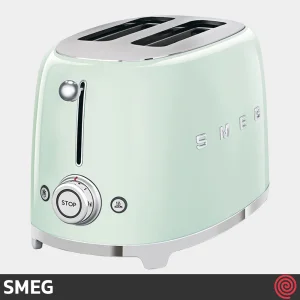 توستر نان 2 اسلایس اسمگ مدل SMEG TSF01PG | اسلات کوچک
