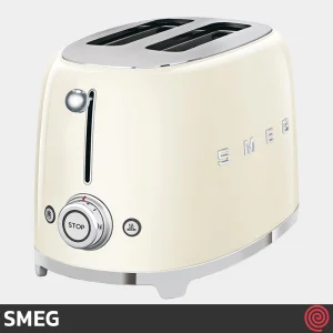 توستر نان 2 اسلایس اسمگ مدل SMEG TSF01CR | اسلات کوچک