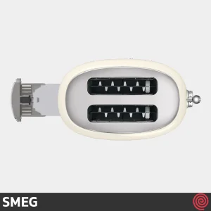 توستر نان 2 اسلایس اسمگ مدل SMEG TSF01CREU | اسلات کوچک رنگ کرم
