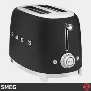 توستر نان 2 اسلایس اسمگ مدل SMEG TSF01BLMEU | اسلات کوچک
