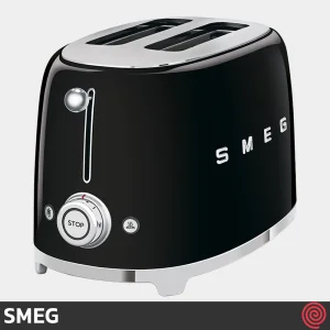 توستر نان 2 اسلایس اسمگ مدل SMEG TSF01BL | اسلات کوچک