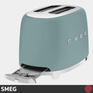 توستر نان 2 اسلایس اسمگ مدل SMEG TSF01EGMEU | اسلات کوچک