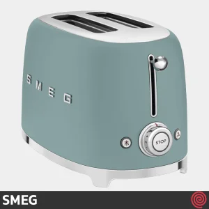 توستر نان 2 اسلایس اسمگ مدل SMEG TSF01EGMEU | اسلات کوچک