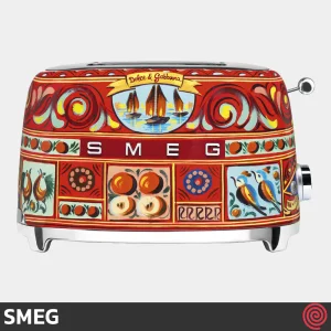 توستر نان 2 اسلایس اسمگ مدل SMEG TSF01DG | اسلات کوچک