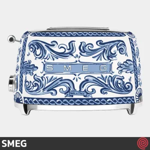 توستر نان 2 اسلایس اسمگ مدل SMEG TSF01DGB | اسلات کوچک