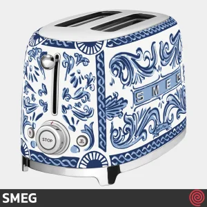 توستر نان 2 اسلایس اسمگ مدل SMEG TSF01DGB | اسلات کوچک