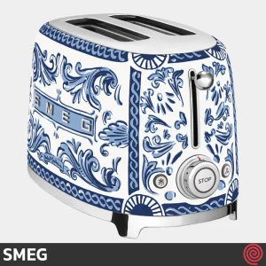 توستر نان 2 اسلایس اسمگ مدل SMEG TSF01DGBEU | اسلات کوچک