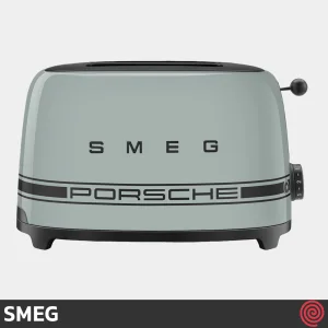 توستر نان 2 اسلایس اسمگ مدل SMEG TSF01PSG | اسلات کوچک