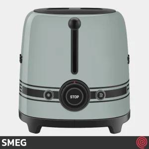 توستر نان 2 اسلایس اسمگ مدل SMEG TSF01PSGEU | اسلات کوچک