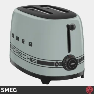 توستر نان 2 اسلایس اسمگ مدل SMEG TSF01PSGEU | اسلات کوچک
