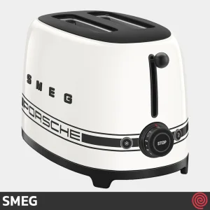 توستر نان 2 اسلایس اسمگ مدل SMEG TSF01PCWEU | اسلات کوچک