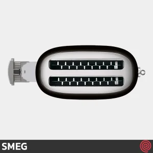 توستر نان 2 اسلات اسمگ مدل SMEG TSF02BLEU | اسلات بزرگ