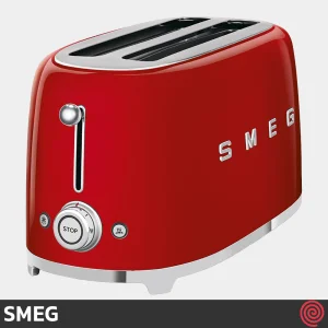 توستر نان 2 اسلات اسمگ مدل SMEG TSF02RD | اسلات بزرگ