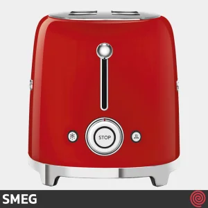 توستر نان 2 اسلات اسمگ مدل SMEG TSF02RDEU | اسلات بزرگ