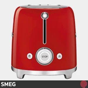 توستر نان 2 اسلات اسمگ مدل SMEG TSF02RDEU | اسلات بزرگ