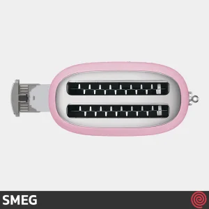 توستر نان 2 اسلات اسمگ مدل SMEG TSF02PKEU | اسلات بزرگ