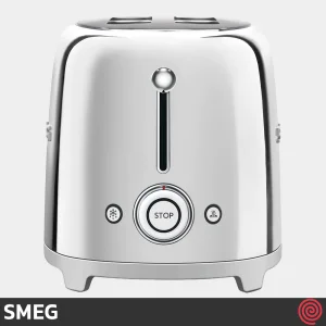 توستر نان 2 اسلات اسمگ مدل SMEG TSF02SSEU | اسلات بزرگ