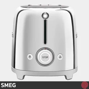 توستر نان 2 اسلات اسمگ مدل SMEG TSF02SSEU | اسلات بزرگ