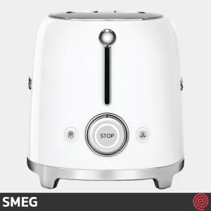 توستر نان 2 اسلات اسمگ مدل SMEG TSF02WHEU | اسلات بزرگ