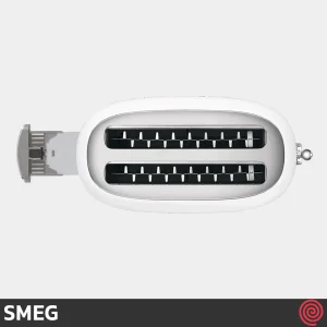 توستر نان 2 اسلات اسمگ مدل SMEG TSF02WHEU | اسلات بزرگ