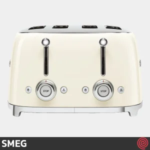 توستر نان 4 اسلایس اسمگ مدل SMEG TSF03CR | اسلات کوچک