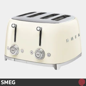 توستر نان 4 اسلایس اسمگ مدل SMEG TSF03CR | اسلات کوچک
