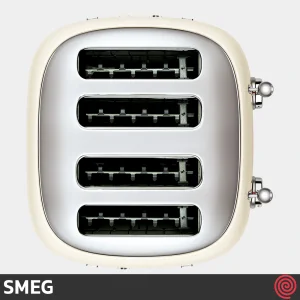 توستر نان 4 اسلایس اسمگ مدل SMEG TSF03CREU | اسلات کوچک