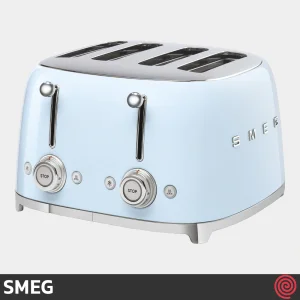 توستر نان 4 اسلایس اسمگ مدل SMEG TSF03PB | اسلات کوچک